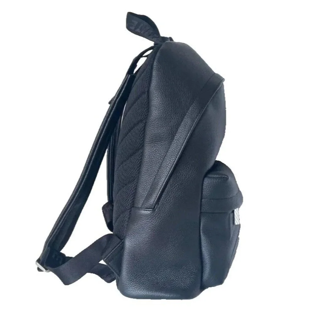 NWT Off-White Classic Pebbled Leather Backpack Black  OWMBP006S26100